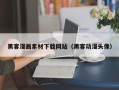 祁阳黑客漫画素材下载网站（黑客动漫头像）